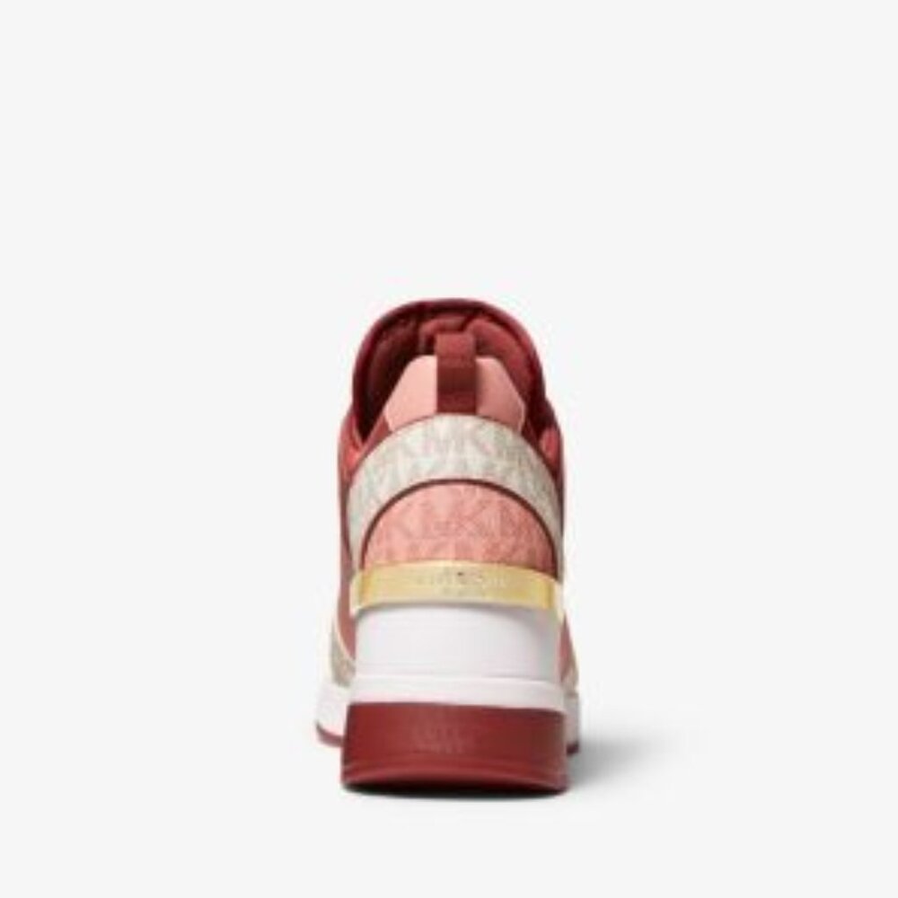 Michael Kors: Georgie Mixed-Media Trainer - Picture 3 of 4